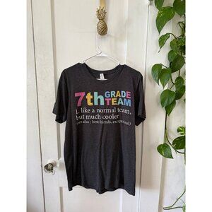 Bella Canvas women’s size large 7th Grade team t-shirt